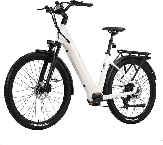 TTGO Z3 Elektrische Fiets - 27.5 Inch Banden - 250W Motor - 48V15Ah Accu - Max Bereik 110-120km - Shimano 7 Versnellingen - Wit van TTGO — afbeelding 2