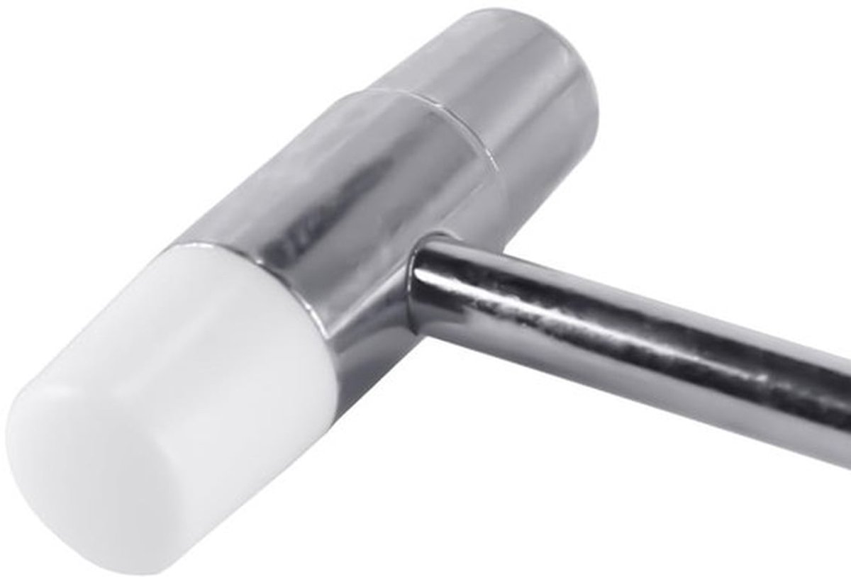 Rubberen Hamer Duurzame Constructie - Dubbelkop - Klein Formaat - Lichtgewicht - Efficiënt voor Horloge Reparatie - 40 x 150 mm