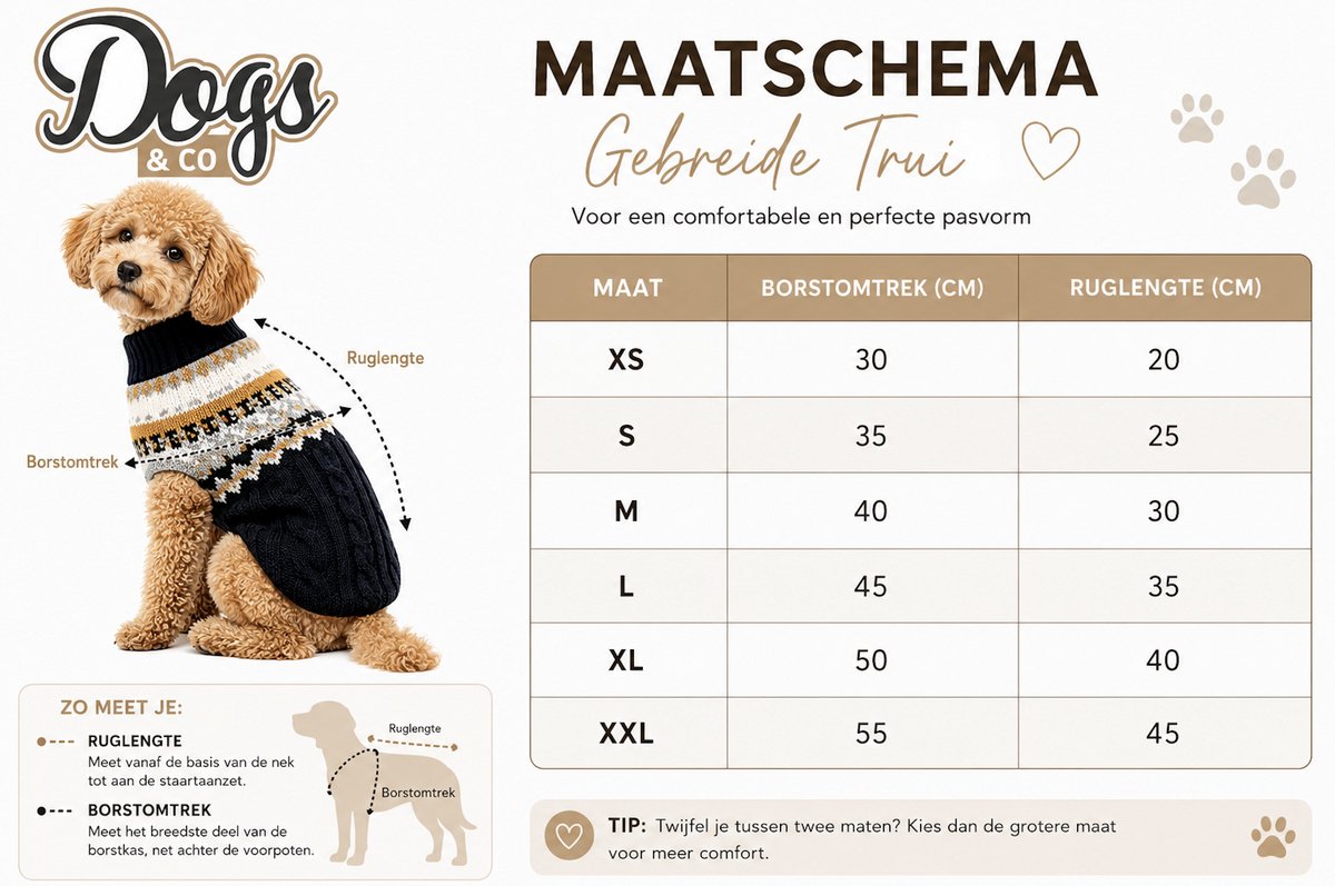 Hondentrui Noors voor kleine honden Navy Maat M — cadeau in Cadeau-ideeën - foto 2