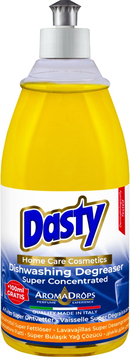 Dasty Geconcentreerd Afwasmiddel 700 ml – Krachtige Ontvetter voor Vaat, Pannen en Ovenschalen