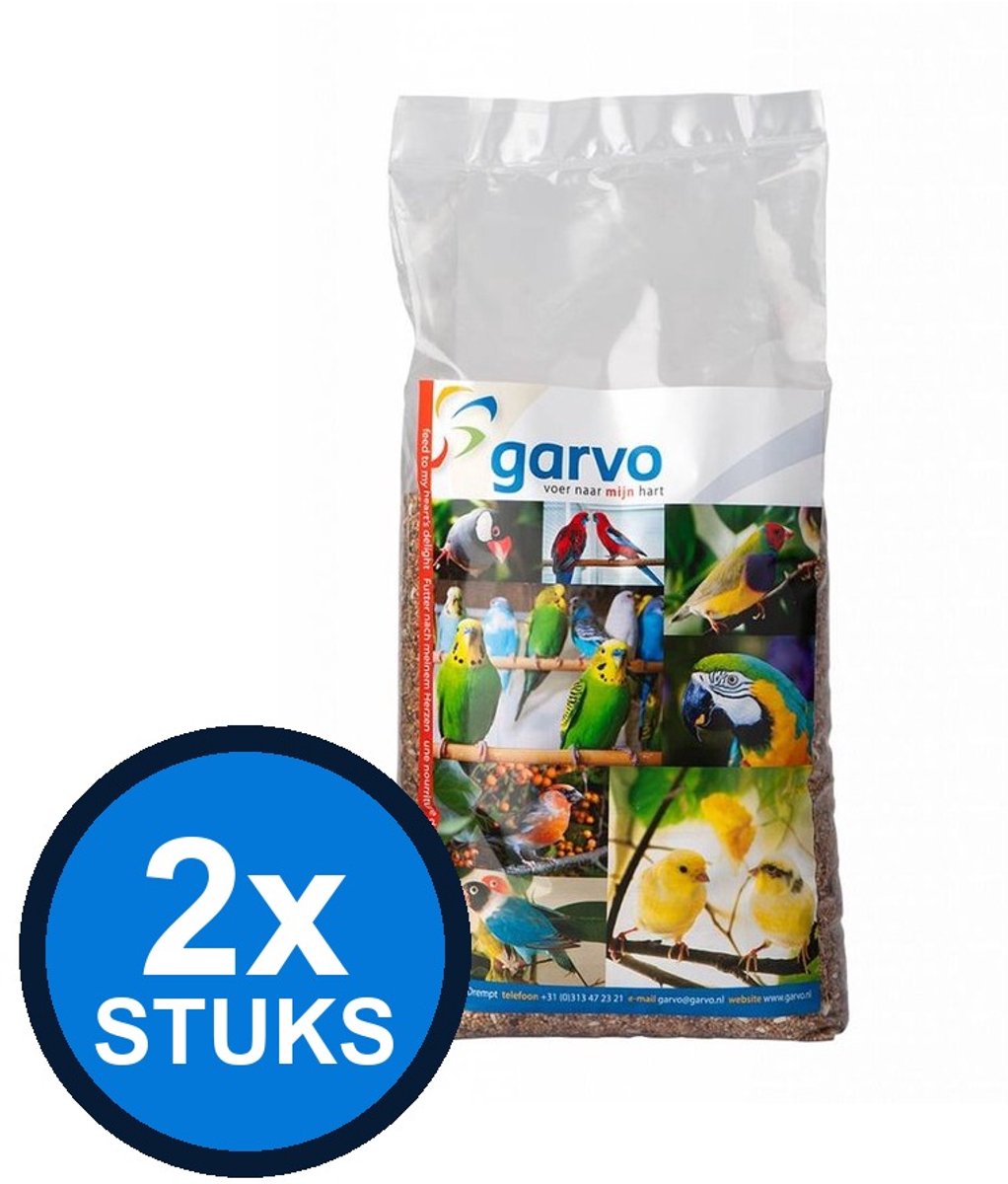 2x Garvo Strooivoer 5346 - Vogelvoer - 2kg