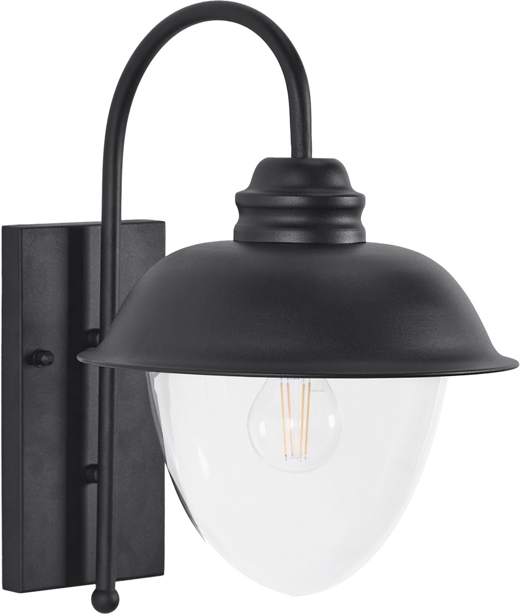 BANKA - Tuin wandlamp - Matzwart - Metaal