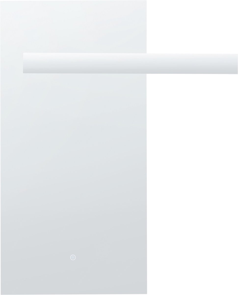 MAUX - LED-badkamerspiegel - Zilver - Glas