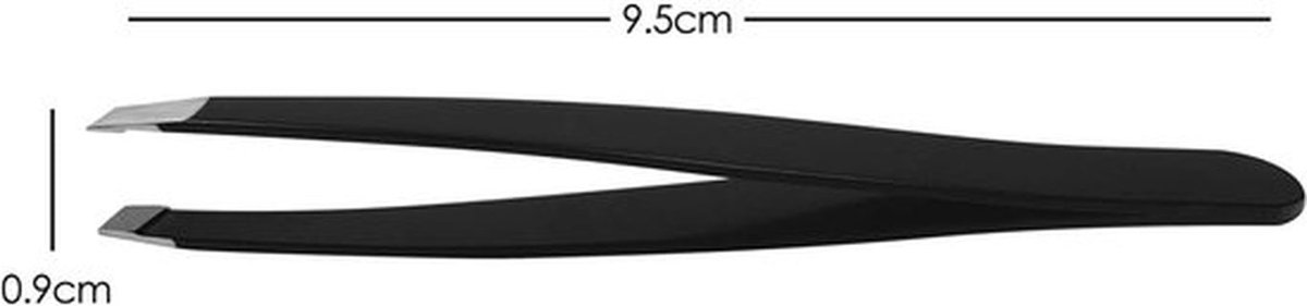 Pincet Professioneel - Precisie Pincet voor Epileren - Pincet Wenkbrauw - Pincet Splinter - Roestvrij Staal - Antislip Grip - Epileertang
