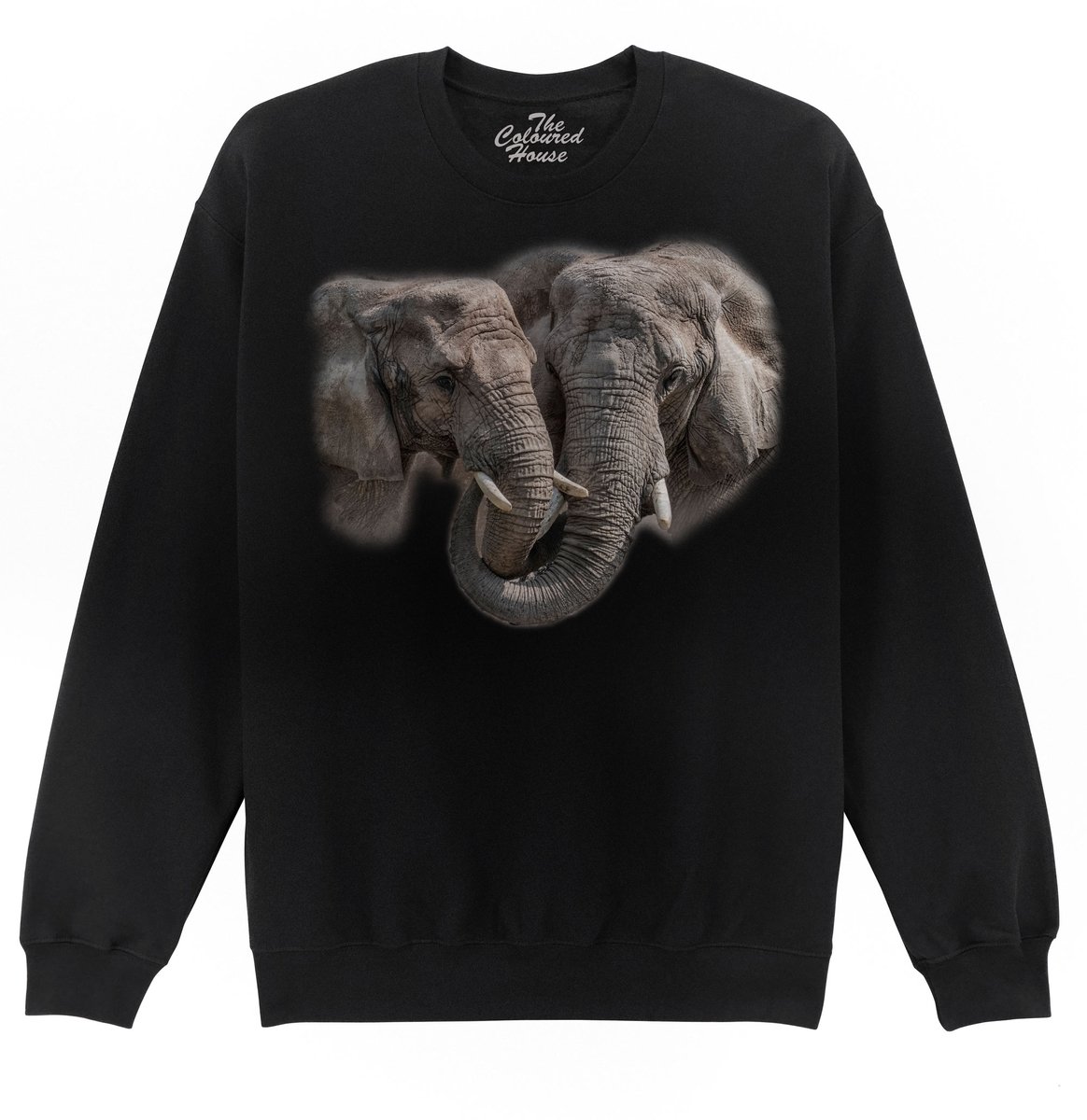 Olifanten Big Hug - Elephants The Coloured House Sweater S