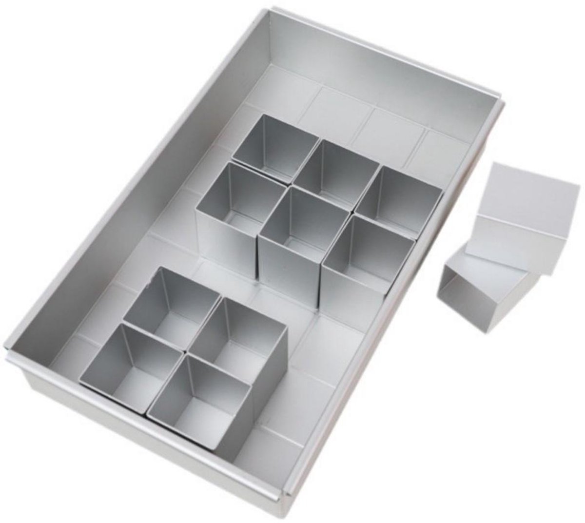SSTRWGOOD Taartvormen - Verstelbare Kuchenvormen - Cijfer- en Lettervormen - Anti-aanbaklaag - Geschikt voor Taarten, Gebak en DIY Bakprojecten - 31x17x5,5cm
