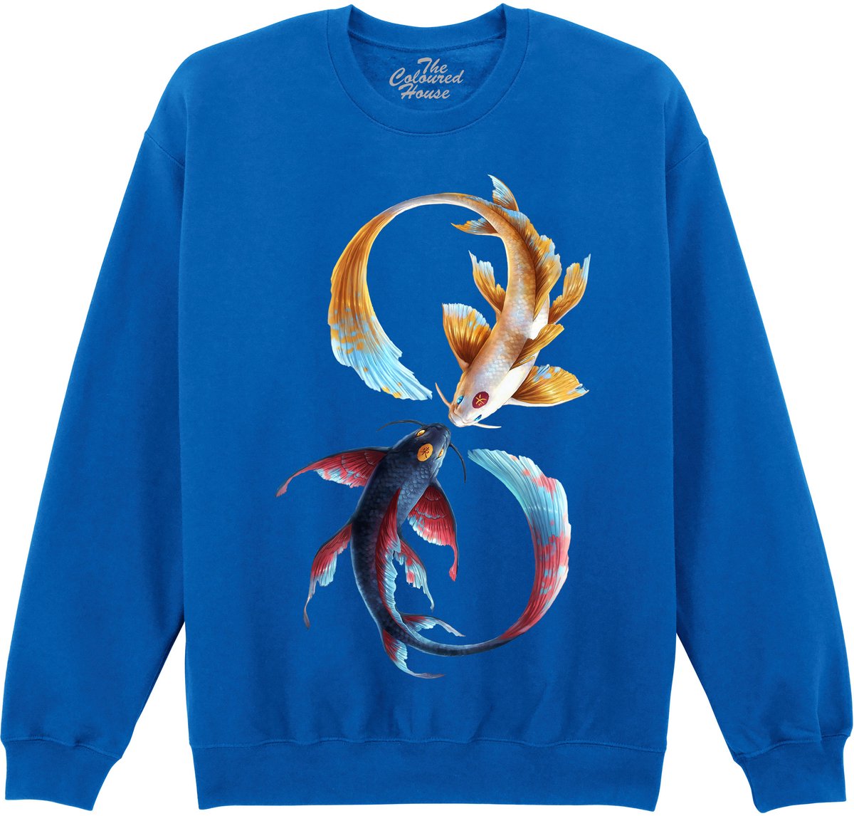 Koi Karper Eternal Bond - Fish The Coloured House Sweater M