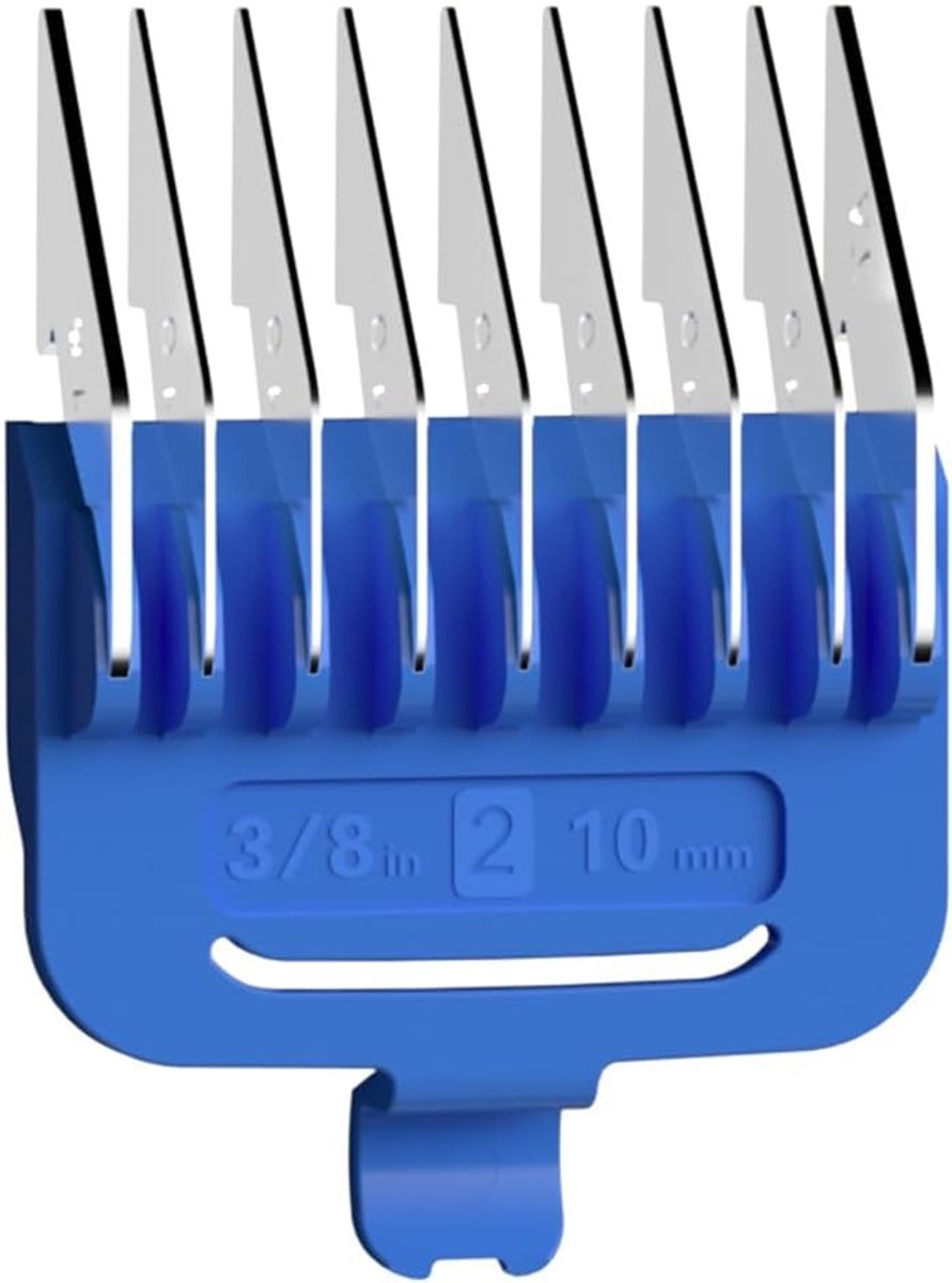 Hondentondeuse voor dikke vacht - Blauw - 10 mm - Metalen Kam voor Hondenverzorging