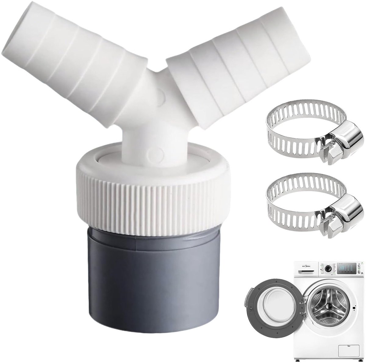 Solidchoice - Y-adapter voor Afvoer met Dubbele Aansluiting