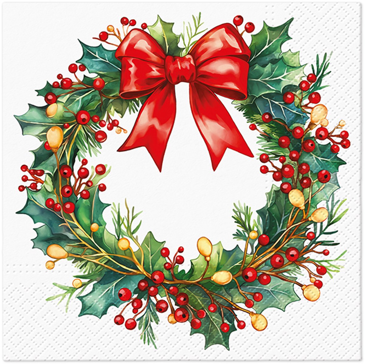 Lunch servetten Holiday Bloom - Tete a tete - 33x33 cm