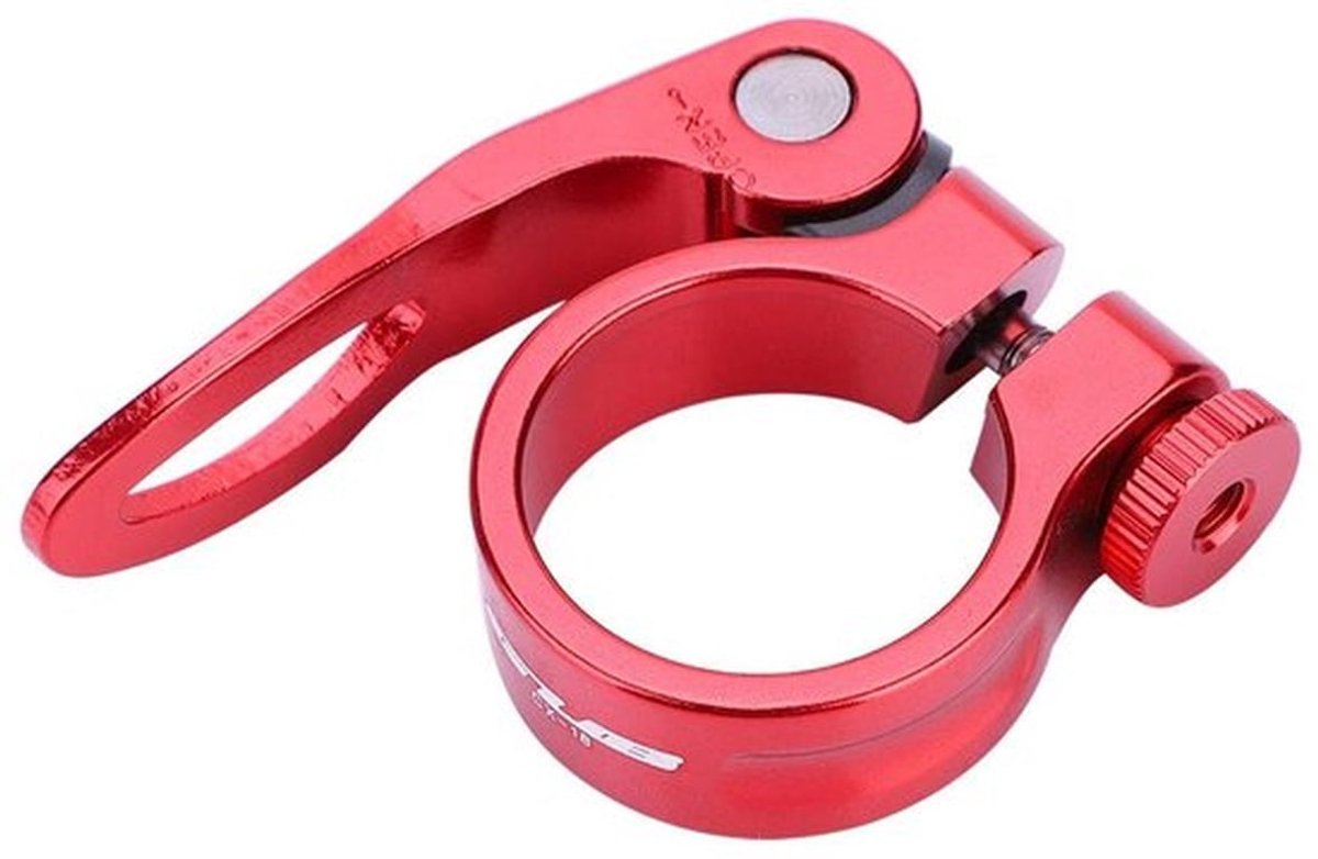 Zadelpenklem 31,8 mm - Aluminium - Quick Release - Geschikt voor 27,2/28,6 mm - Duurzaam - Lichtgewicht - Zadelklem