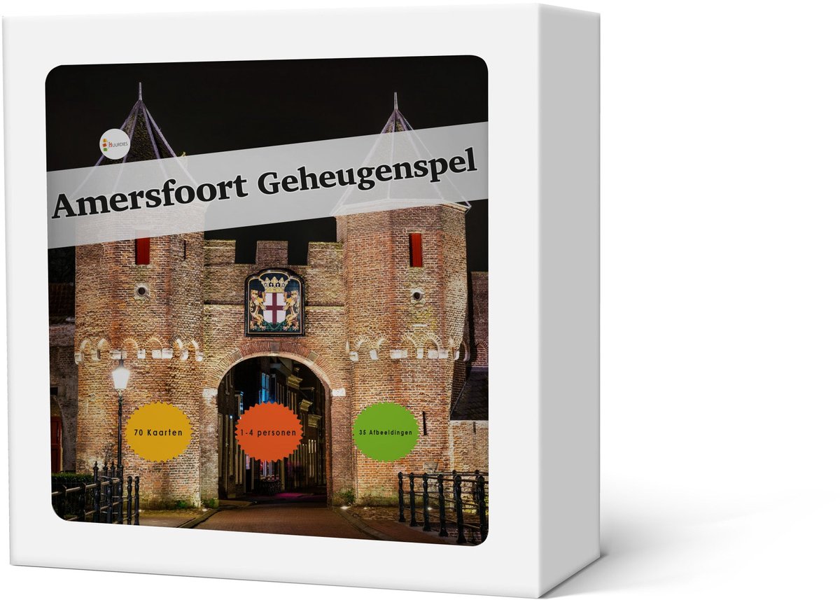 Geheugenspel Amersfoort - Kaartspel 70 kaarten - gedrukt op karton
