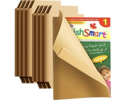Boekomslagen - 10 Stuks - A4 - Boekomslag - Boekbescherming - Zelfklevend - DIY Boekomslag - Kraftpapier - Boek Hoes - Book Sleeve - School Kantoor - Voor boeken en notitieboeken, oefenboeken, schoolboeken - 10 stuks - Transparante - 34 x 47 cm