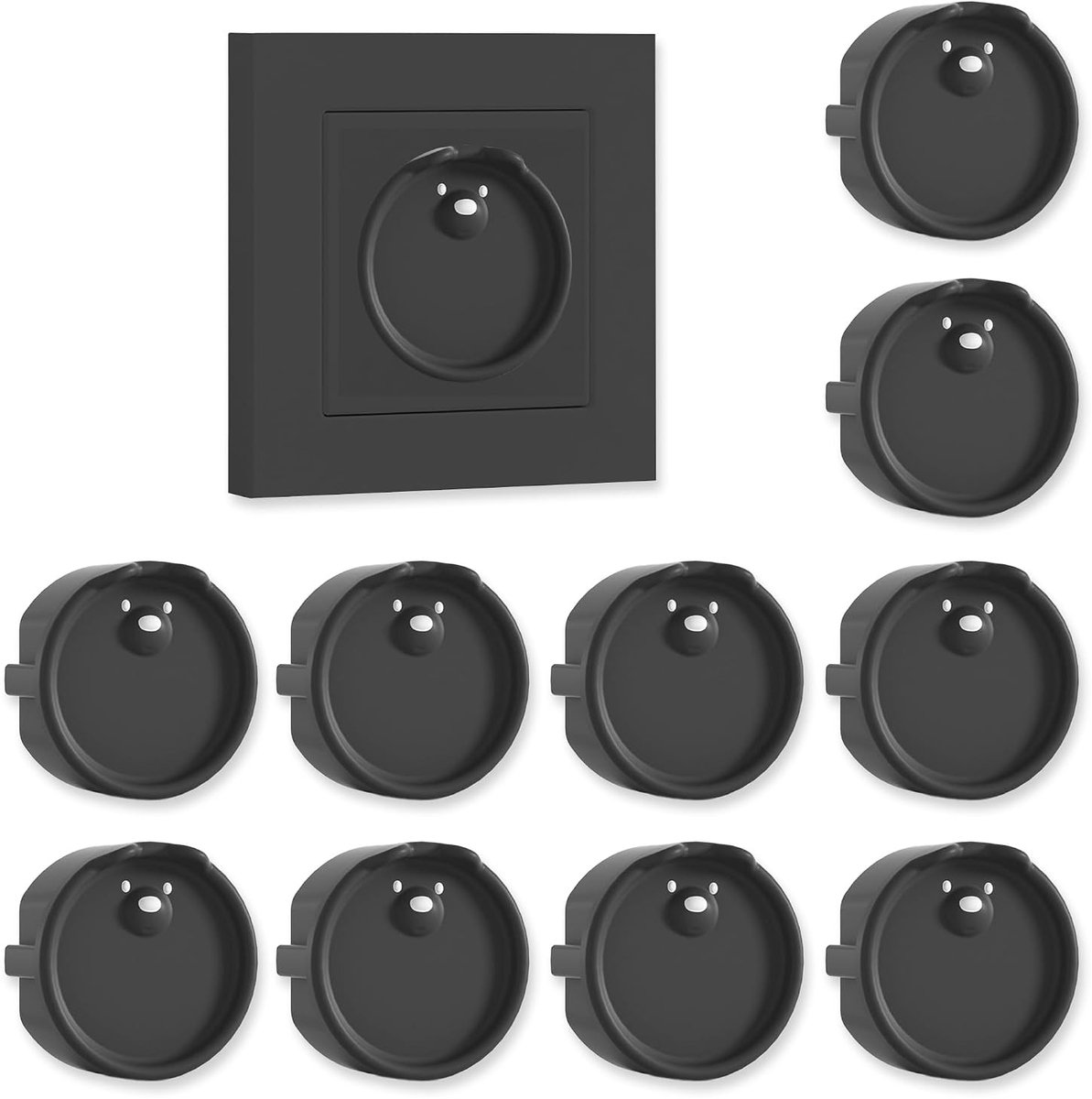 Stopcontactafdekking – Siliconen Stopcontactbeveiliging – Decoratieve Afdekking / Stofbescherming – Spatwaterdichte Stopcontactafdekking voor Keuken en Wasruimte