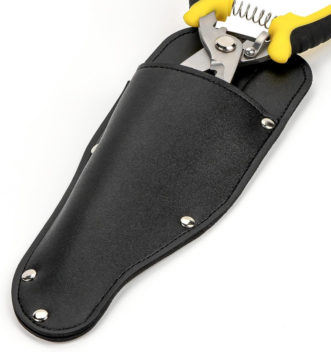 Tuinschaar Tas van PU Leer, Beschermhoes voor Tuinscharen, Secateurs Holster voor Hangende Tuinscharen en Scharen - Ideaal voor Tuinieren en Onderhoud