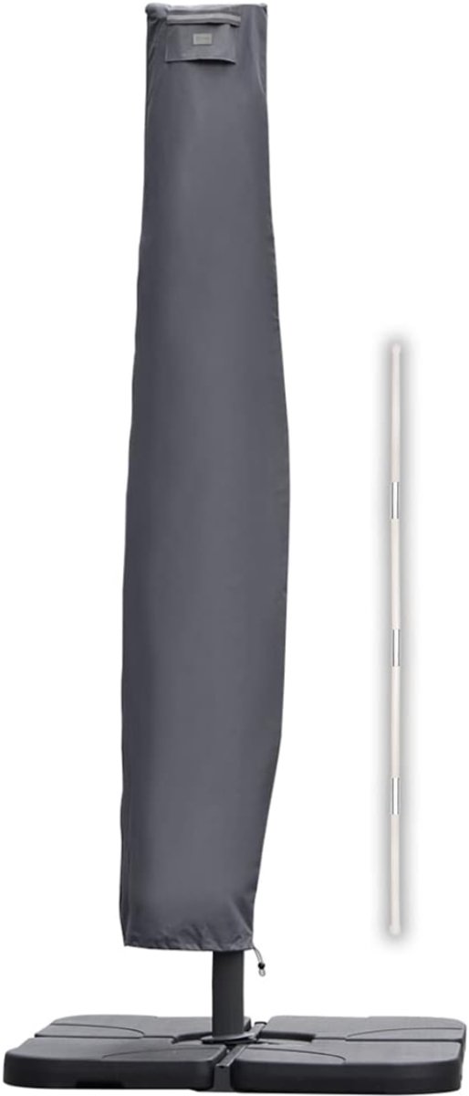 Lìon® Parasolhoes - Parasolhoes Waterdicht - Beschermhoes voor Zweefparasol - Zwart - 33cm x 23cm x 5cm