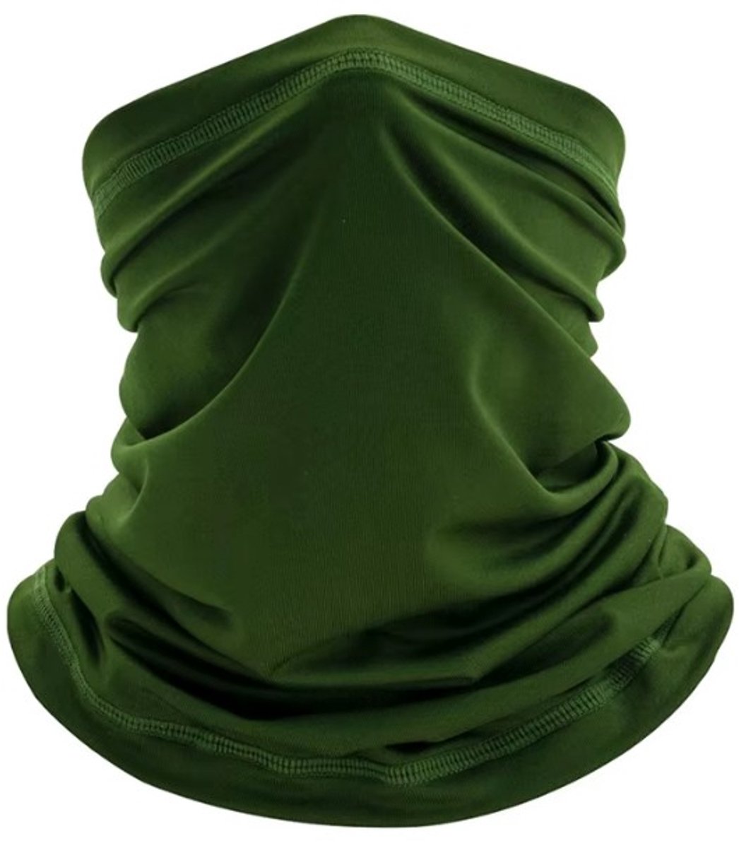 Go Go Gadget - Bandana - Col sjaal - Nekwarmer - Ademend - Multifunctioneel - One Size - 1 stuk - Donker Groen