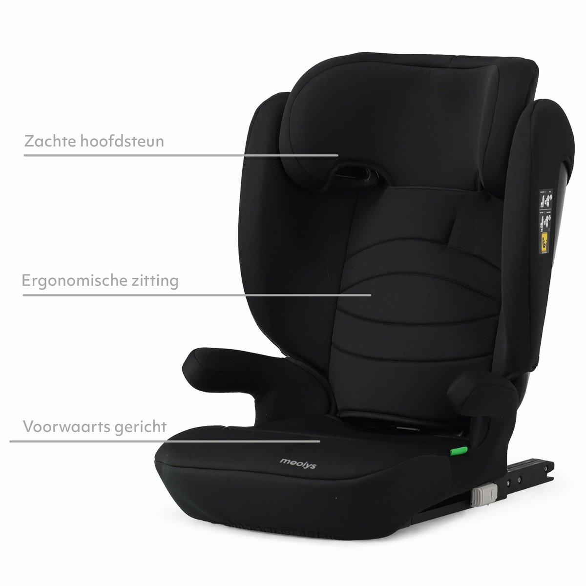 Mooiys Daisy Isofix i-Size Autostoel - 100 tot 150 cm thumbnail 4