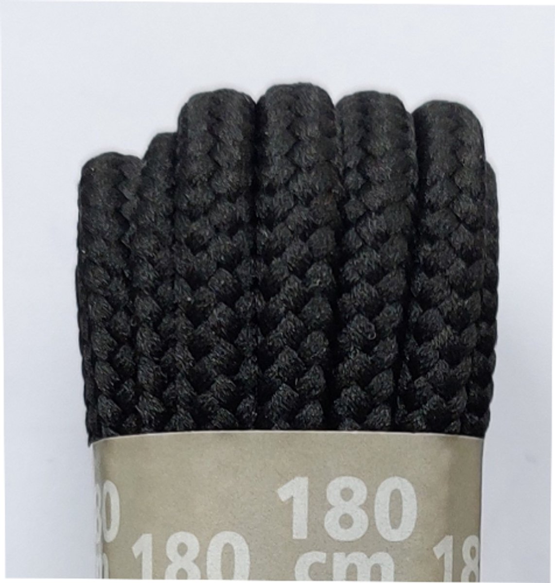 Tana Veter - Zwart - Extra Dik Rond - Lengte 180 cm - Dikte 5 mm - Bergschoen - Wandelschoen - Schoenveter