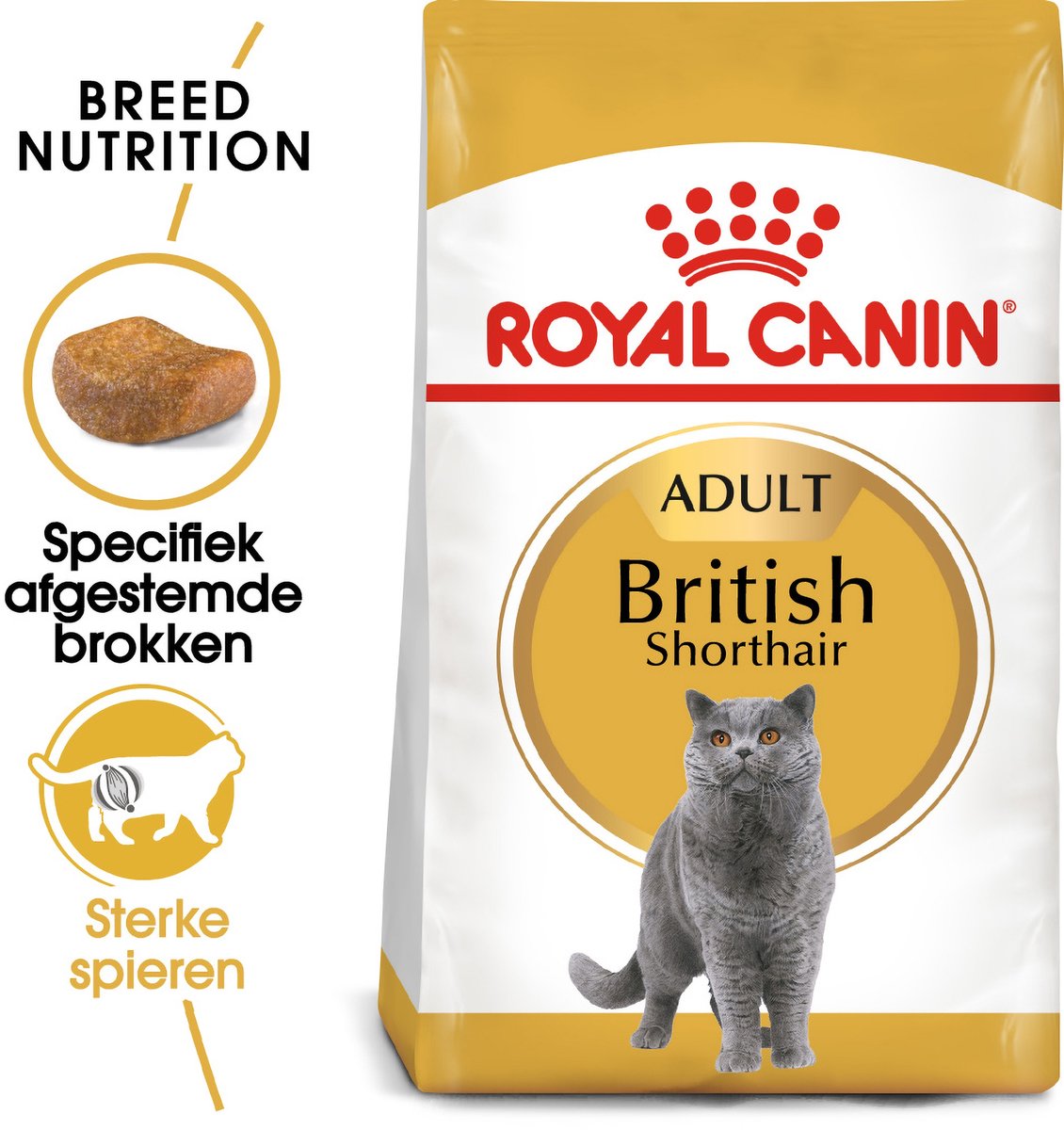 Royal Canin Royal Canin British Shorthair Adult - Kattenvoer - 6 x 2kg - Brits korthaar