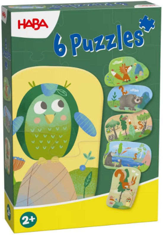 HABA puzzelset met bosdieren