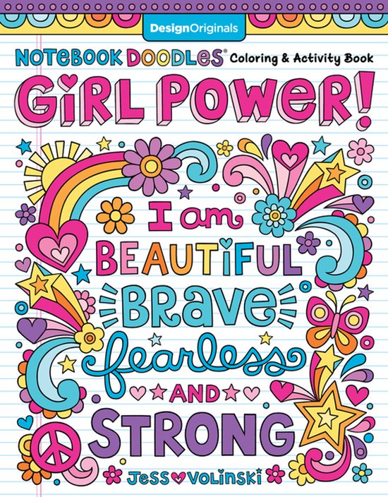 Notebook Doodle Girl Power!