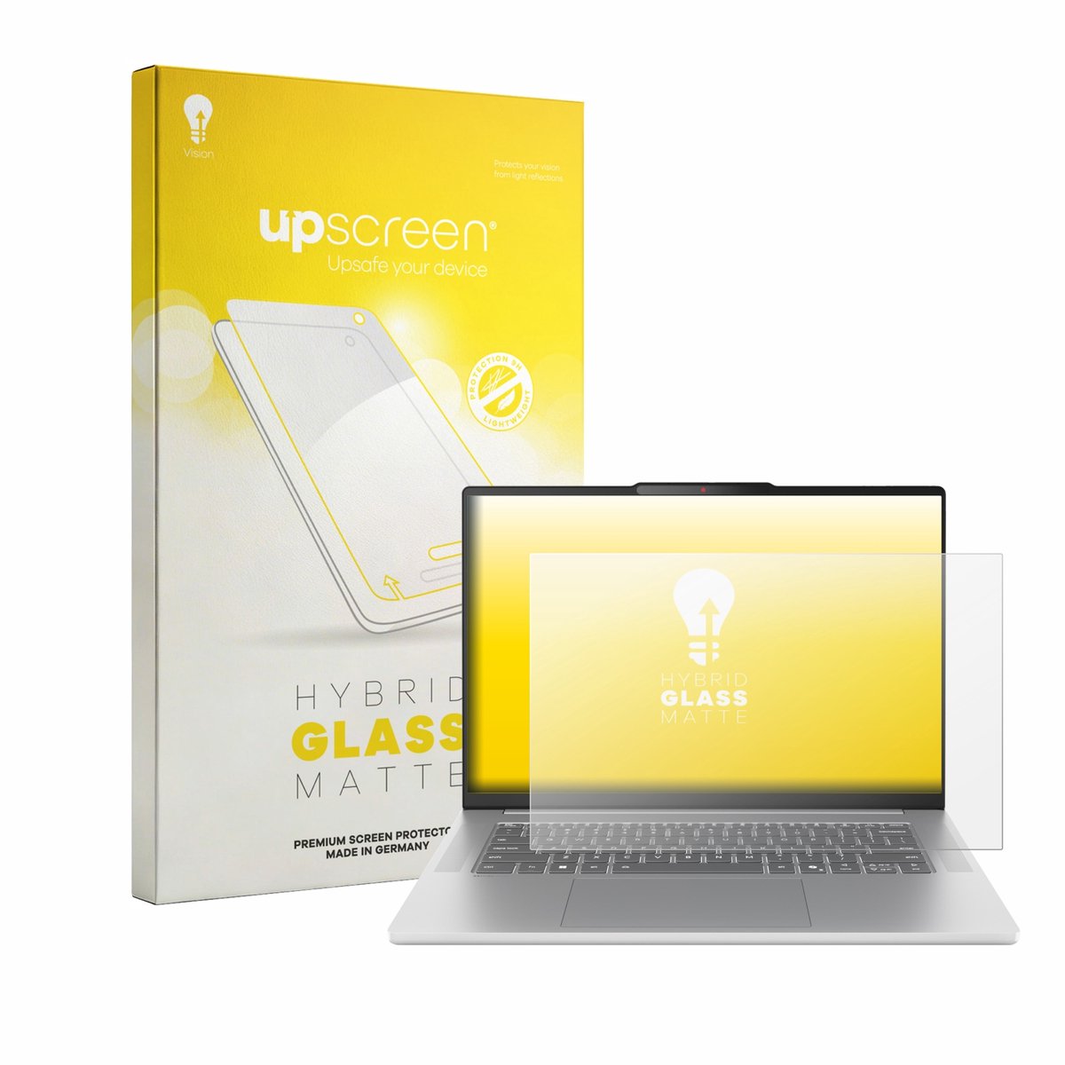 upscreen - Screenprotector voor Lenovo IdeaPad Slim 5 15ARP10 15.1" - Folie Beschermfolie Beschermglas matte