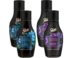 Silan Floral Essences Diamond Orchid & Blue Jasmine - Laundry Perfume - Mixverpakking - 120 (4x30) Wasbeurten - 2160ml (4x540ml)