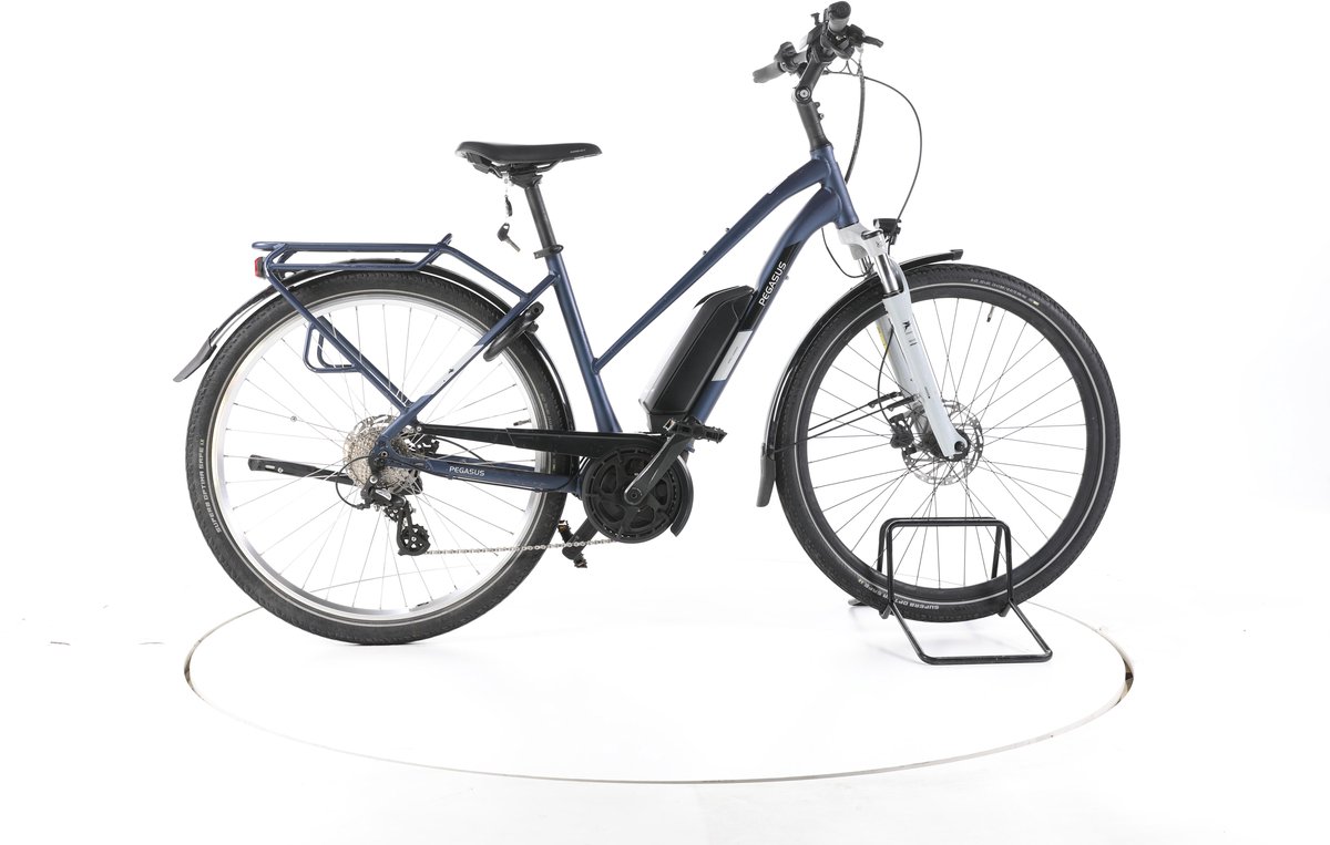 Pegasus Solero E8 Plus Elektrische trekkingfiets Bosch Accu 500Wh 28" 2023 blauw