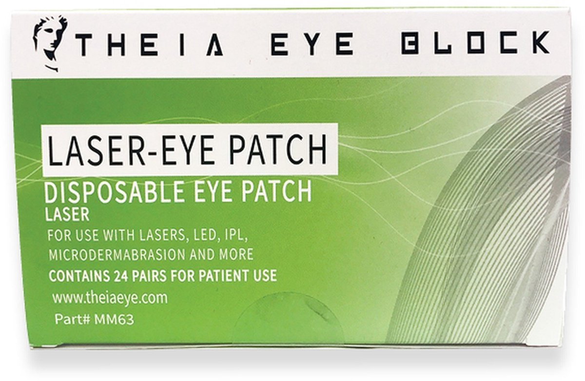 Theia Eye Block Laser Ooglapje / Zelfklevende laser oogbescherming 24 paar