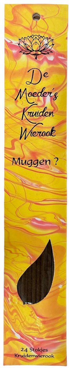 De Moeder's Geuren Wierook - Muggen - 24 lange Stokjes Kruidenwierook