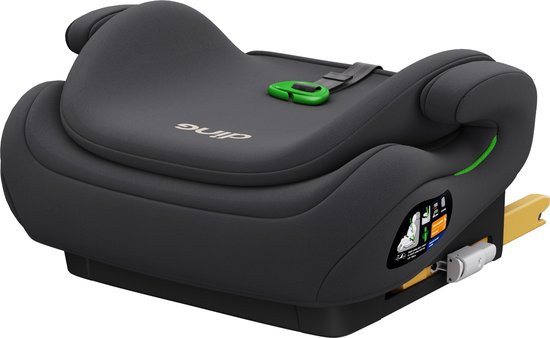 Ding Luca Zwart Isofix 125-150 cm Booster met Rugleuning — afbeelding 3