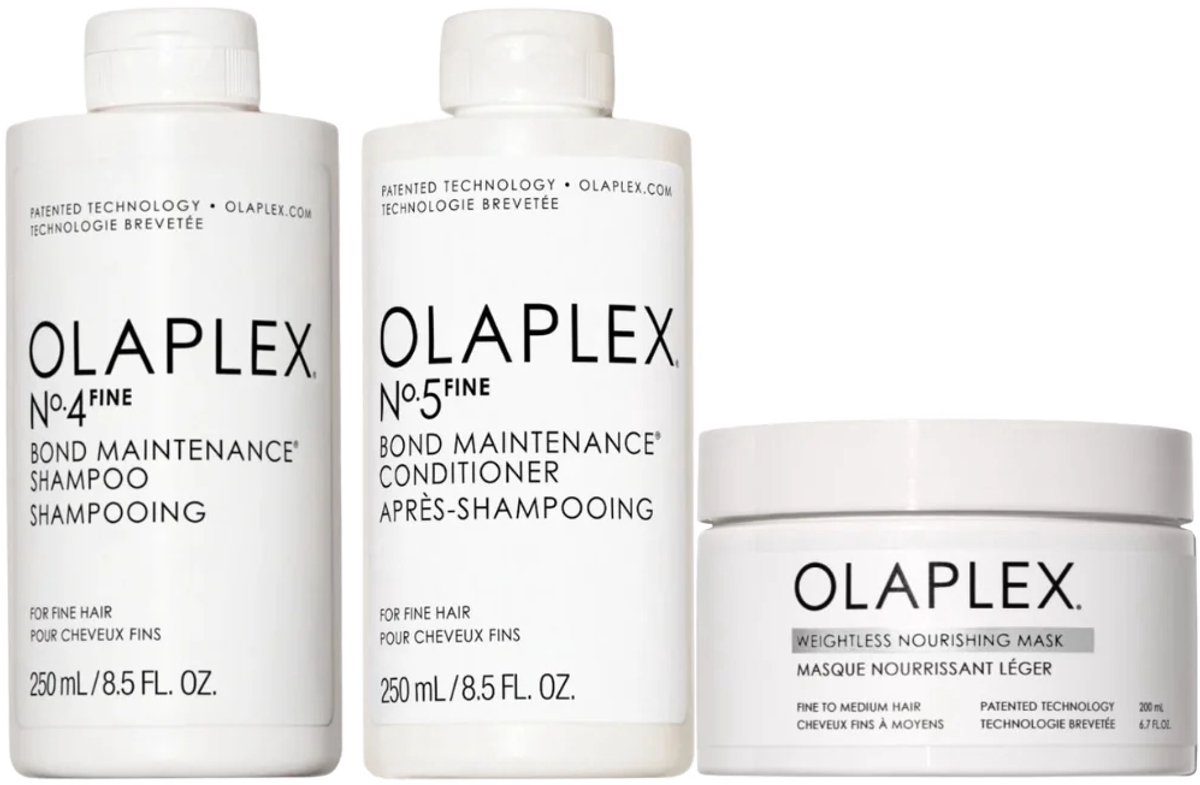 Olaplex - Fine Hair Repair & Care Set - 2x250ml + 200ml