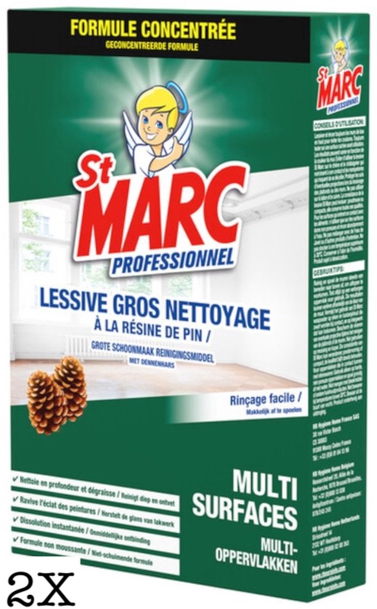 Multireinger St Marc professioneel Dennenhars poeder 2x 1kg