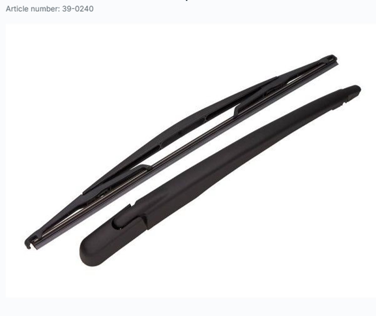 MAXGEAR Achterruitenwisserarm 39-0240 | OEM 7701042368 | Geschikt voor Dacia Sandero & Renault Megane Scenic, Scenic I JA0/1 FA0 | Achter | 405 mm Met Afdekkap