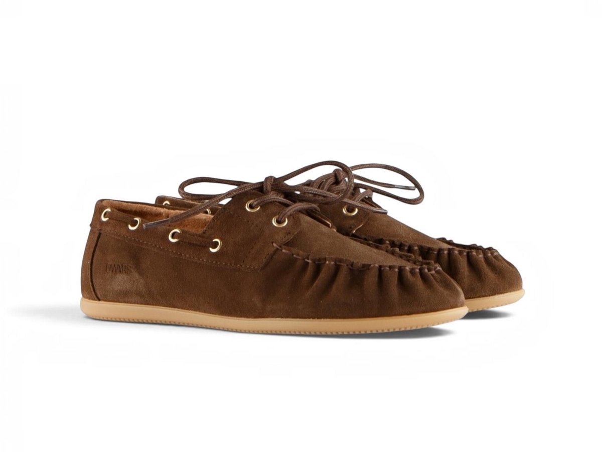 DWRS Berry Dark Brown damesmocassin