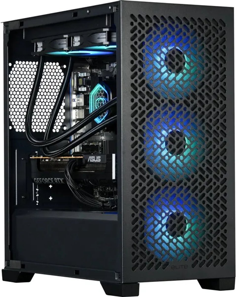PC Gamer aangedreven door COOLER MASTER - Zonder Windows - AMD Ryzen 5500 - RTX 5060 - 16 GB RAM RGB - 480 GB SSD