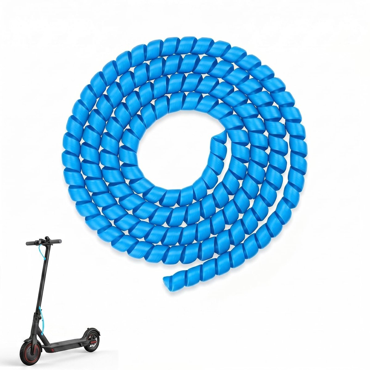 Solidchoice - Flexibele TPU Kabel Spiralen voor E-Scooter Bescherming