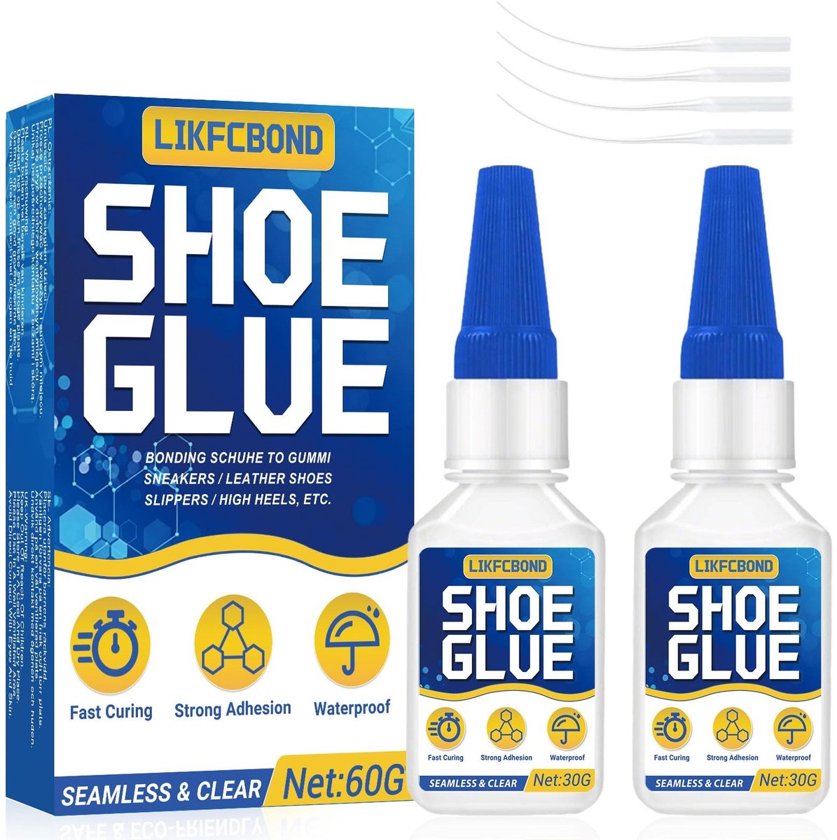 Solidchoice - Schoenlijm 60g Waterbestendig en Transparant voor Sterke Reparaties