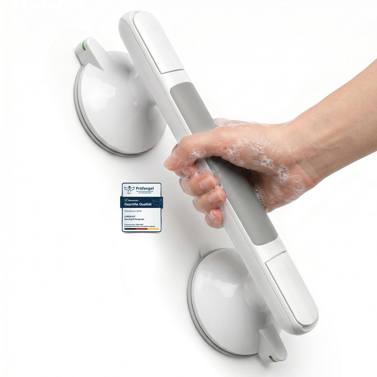 Solidchoice - Antislip Badkamergreep met Zuignap voor Veiligheid in de Badkamer