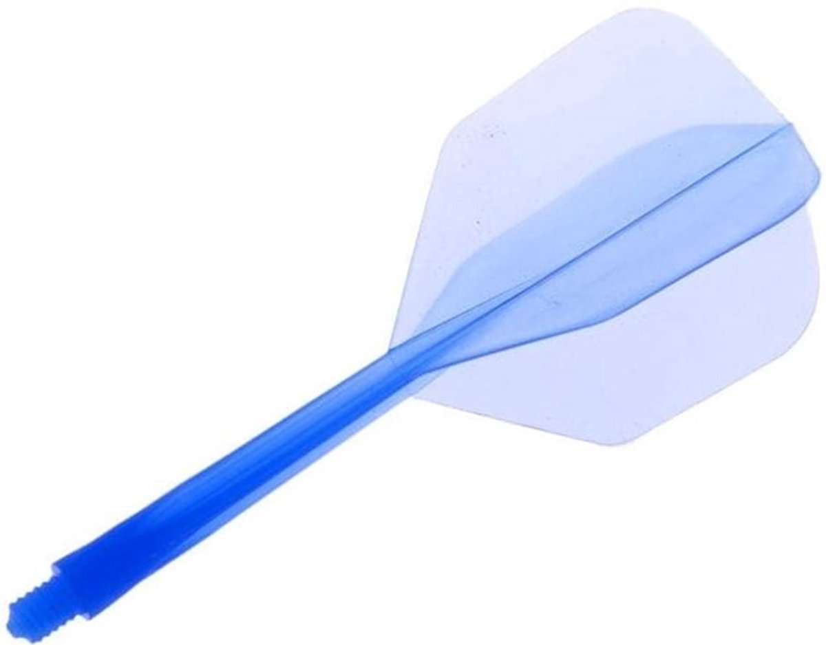 Darschachten 6 Stuks - Duurzaam Plastic - 2-in-1 Design - Geschikt voor 2BA Darts - Totale Lengte 8 cm - Heldere Kleur - Dartaccessoires