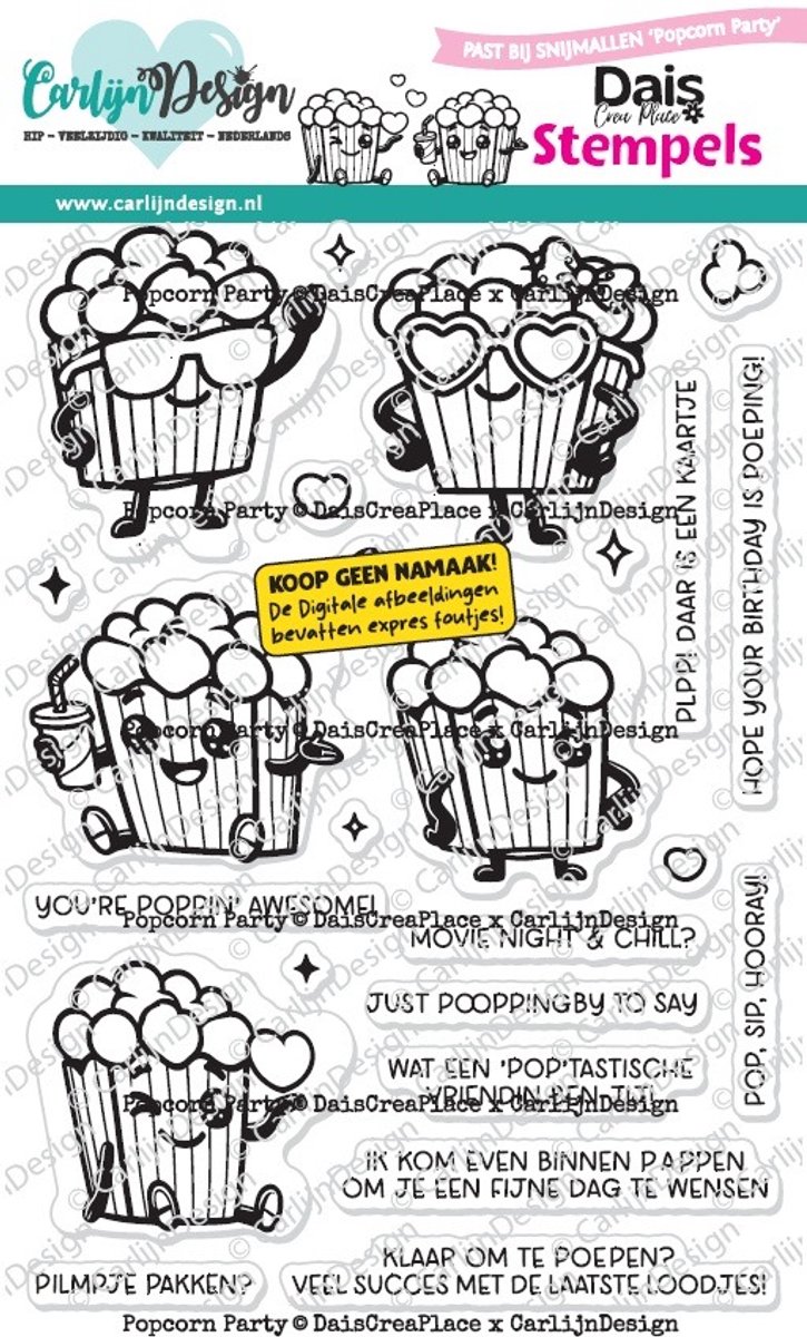 Stempels Popcorn party