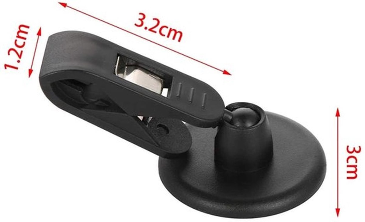 Notitieblokhouder 2 Stuks - Auto Houder - Zelfklevende Clips - Parkeer Ticker - Geschikt voor Vrachtwagen - Eenvoudig te Installeren - Memo Houder