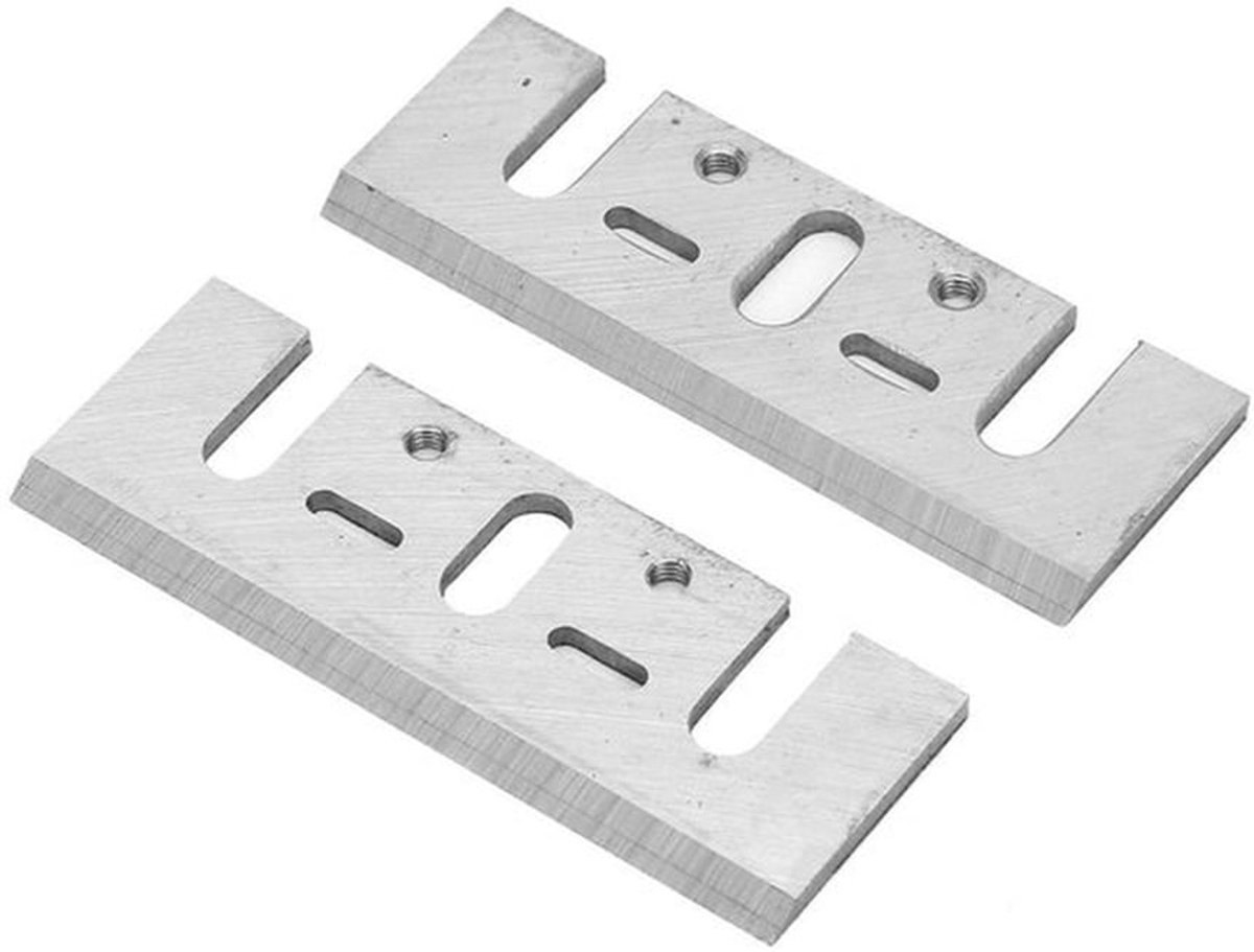 - Elektrisch schaafblad - HSS-houtbewerking - Sterk en duurzaam - 8,2 x 3 x 1 cm - Vervangingsblad - Geschikt voor handschaafmachine - Mod