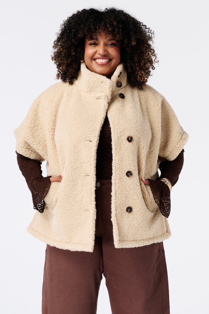 MS Mode Jacket Teddy jasje met korte mouwen