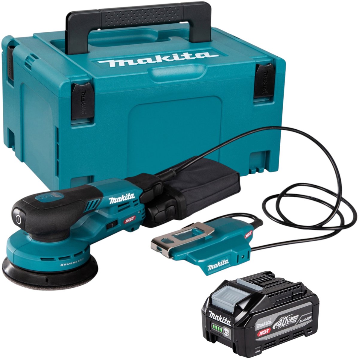 Makita BO 003 CGZ Accuschuurmachine 40 V max. 125 mm 3,0 mm slag Brushless Solo - zonder accu, zonder lader