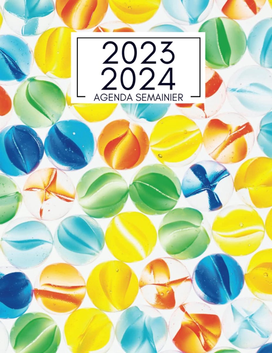 Agenda A4 2023 2024 - Joli Planificateur - Verticale indeling - Perfect voor planning - ShopVlot
