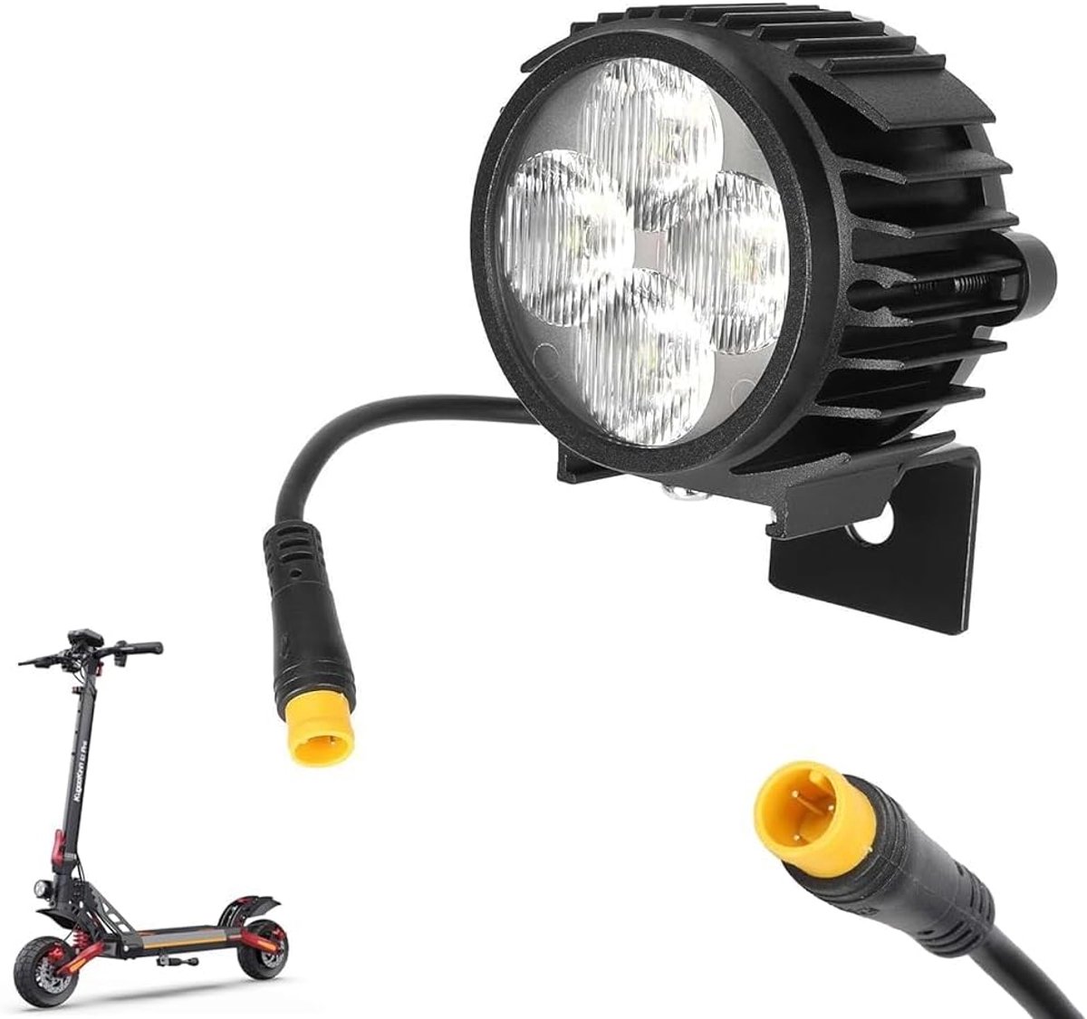 Led-scooter koplamp G2 Pro/DB/Max - hoge helderheid - waarschuwingslamp - verhoogde zichtbaarheid - ShopVlot