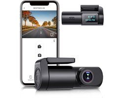 Bestsee X9 Pro Dashcam Auto Camera – 2.5K Ultra HD Video – Wifi & App Control – 170° Groothoek – Night Vision & G-Sensor – Parkeerbeveiliging – Nieuw in Doos (Gezegeld)