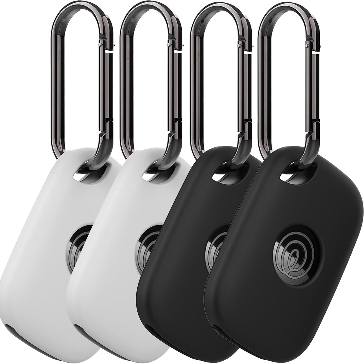4pack beschermhoes voor Tile Life360 Pro 2024 Anti-verlies Tracker Siliconen Sleutelhanger - Duurzame en stijlvolle hoes, waterdicht, anti-val, Shell Accessoires Tracker Case voor Honden Katten